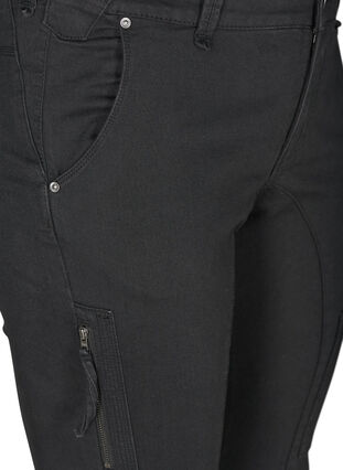 Ekstra slim fit Sanna jeans, Black, Packshot image number 2