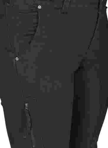 Ekstra slim fit Sanna jeans, Black, Packshot image number 2