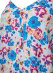 Blomstret stroptop i viskose, Multi Flower AOP, Packshot image number 2