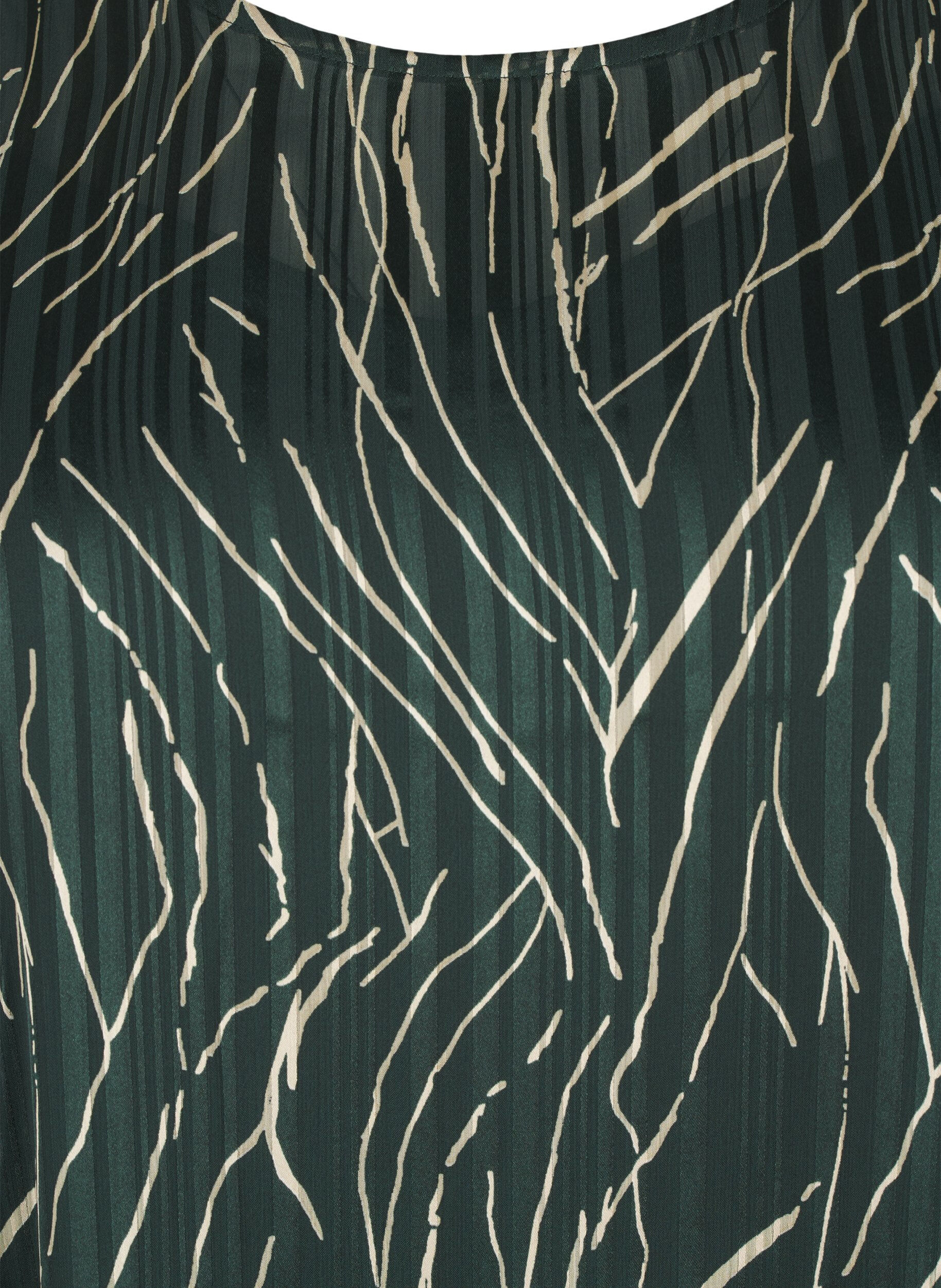 Zizzi Kort kjole med print og rund hals, Scarab Safari AOP, Packshot image number 2