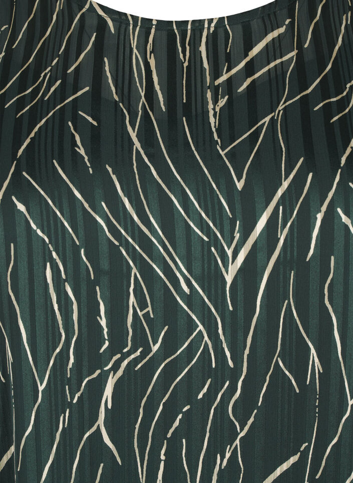 Kort kjole med print og rund hals, Scarab Safari AOP, Packshot image number 2