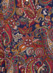 Viskosebluse med paisleyprint og halvlange &aelig;rmer, Bl&aring;, Packshot image number 2