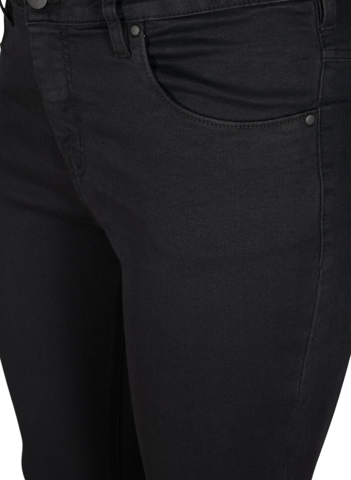 Super slim Amy jeans med h&oslash;j talje, Black, Packshot image number 2