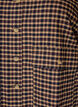 Ternet bluse med brystlommer, Brun, Packshot image number 2