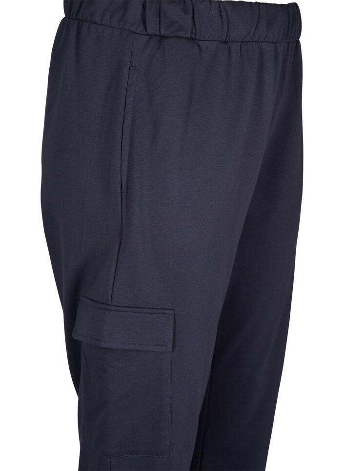 Joggingbukser med cargolommer, Ombre Blue, Packshot image number 2