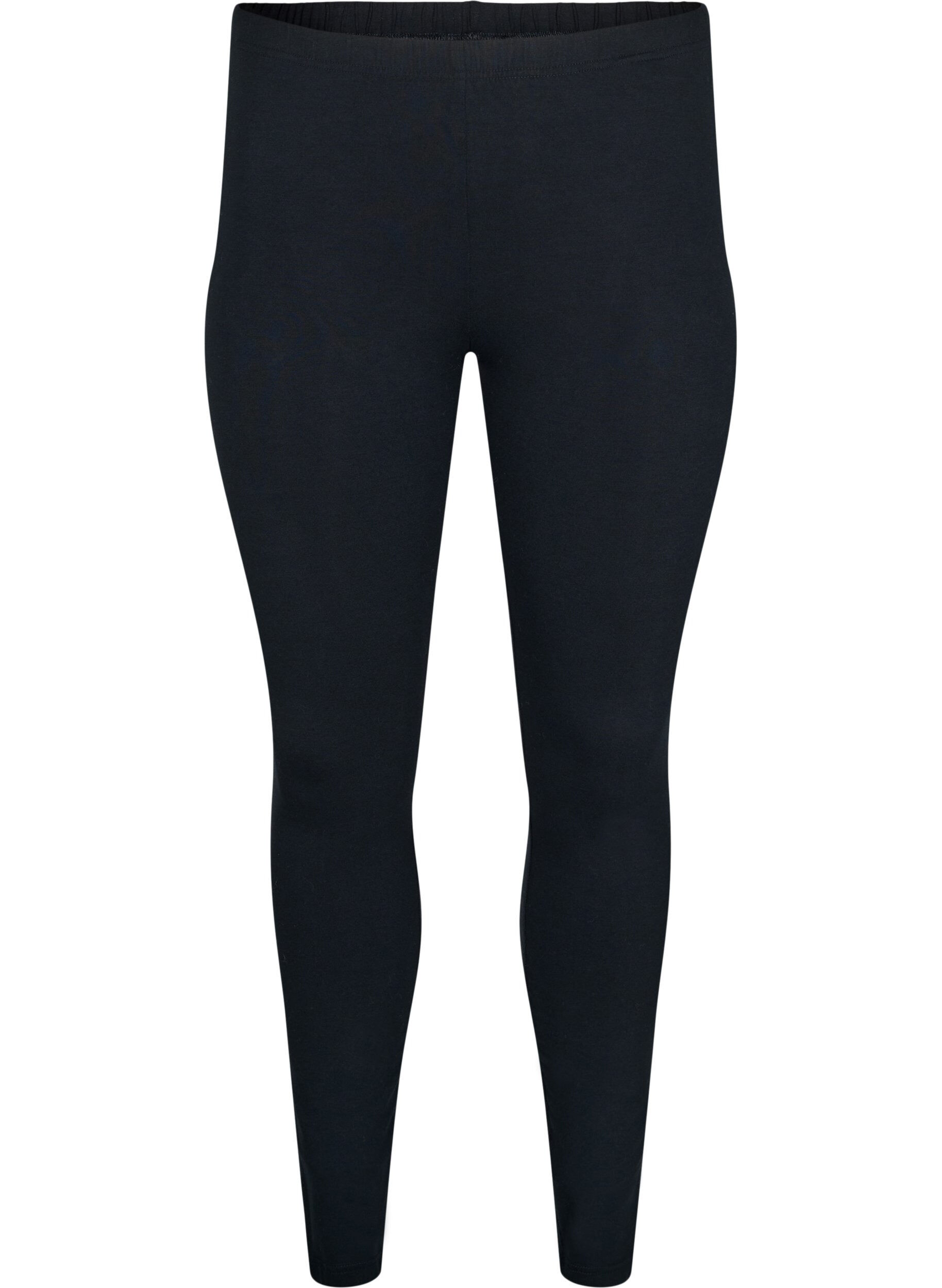 Basis leggings med ekstra l&aelig;ngde