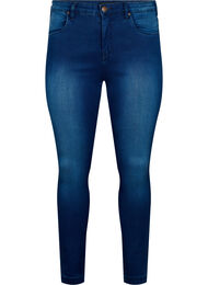 Super slim Amy jeans med h&oslash;j talje, Blue Denim