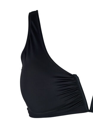 Bikini top med v-bøjle og udtagelige indlæg, Black, Packshot image number 2