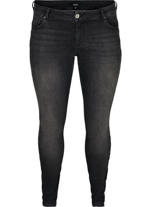 Ekstra slim Sanna jeans, Grey Washed, Packshot image number 0