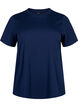 Basis t-shirt i bomuld med rund hals , Bl&aring;, Packshot image number 0
