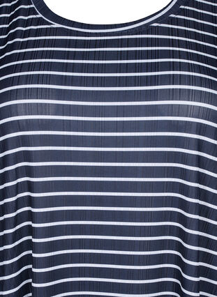 FLASH - Kjole med striber og korte ærmer, Night S. W. Stripe, Packshot image number 2