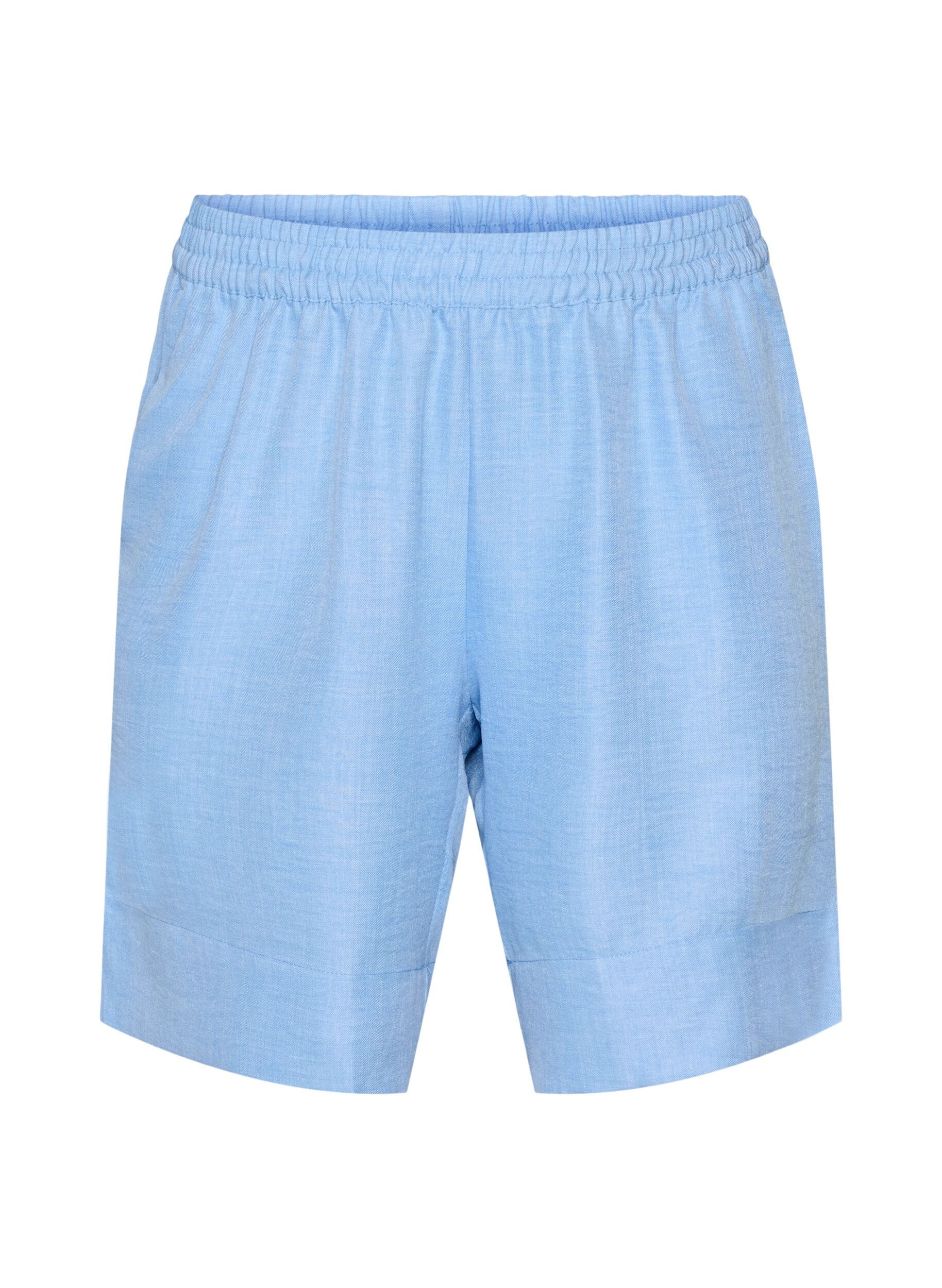 Shorts med lommer og h&oslash;j talje
