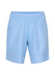 Shorts med lommer og h&oslash;j talje, Bl&aring;, Packshot image number 0