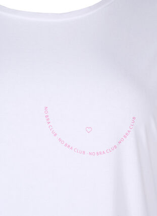 Støt Brysterne - T-shirt i bomuld, White, Packshot image number 2