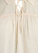 Bluse i b&aelig;k og b&oslash;lge med bindeb&aring;nd, Beige, Packshot image number 2