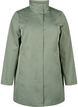 Jakke med lommer og høj krave , Grøn, Packshot image number 0
