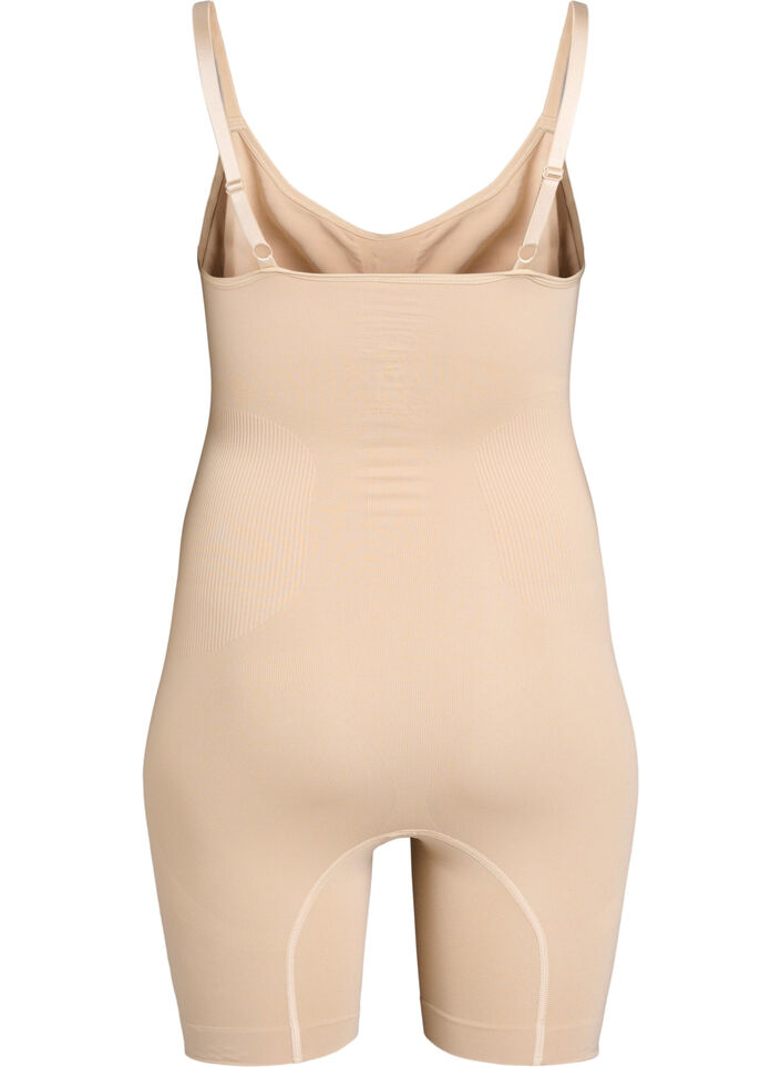 Shapewear heldragt med &aring;bning forneden, Beige, Packshot image number 1