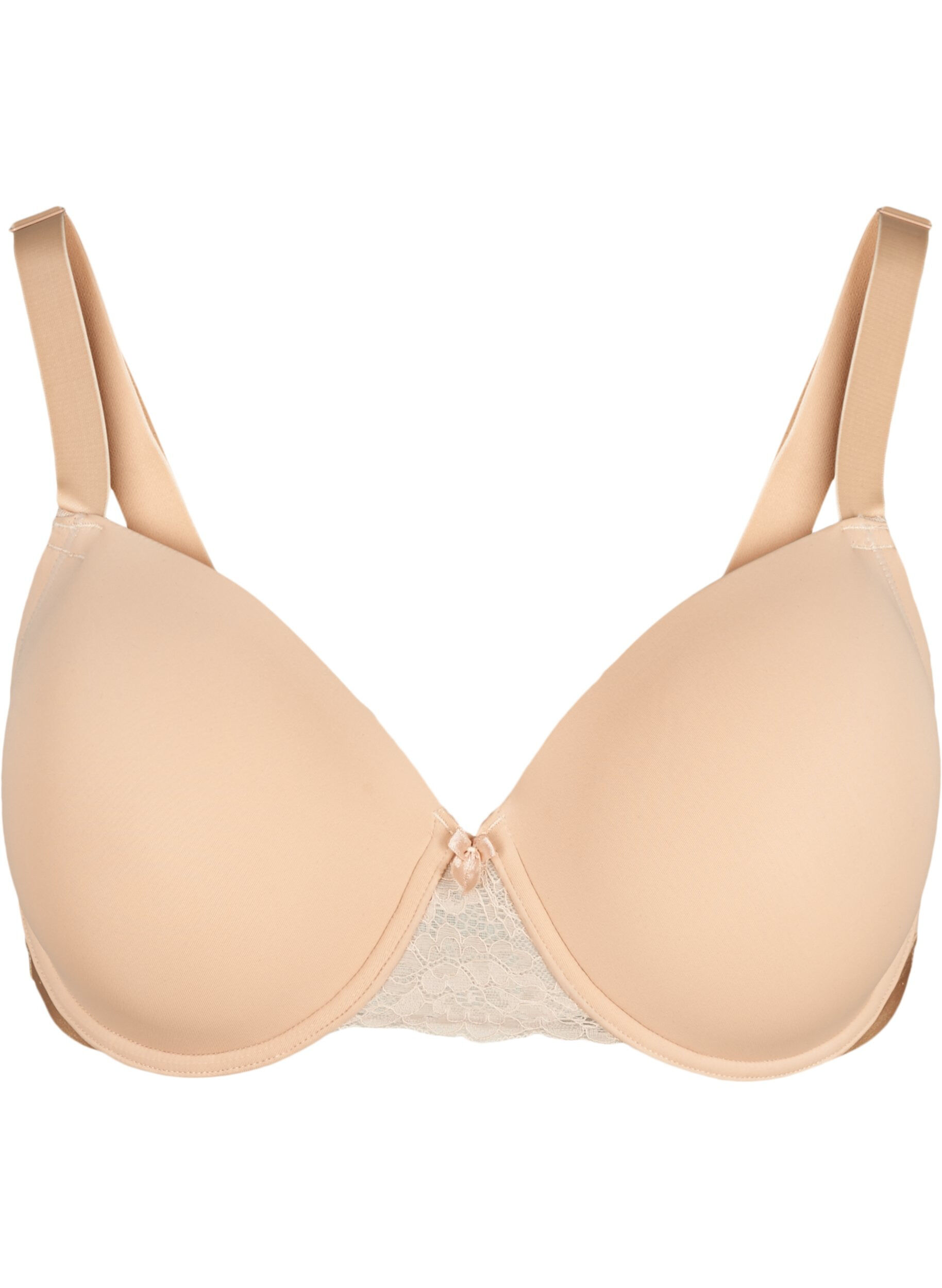 Zizzi Formst&oslash;bt bh med mesh, Beige, Packshot image number 0