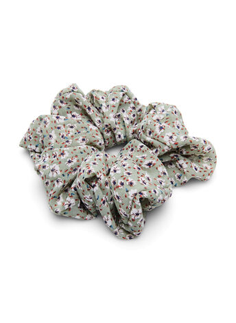 Scrunchie med blomsterprint