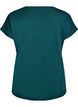 Ensfarvet tr&aelig;nings t-shirt, Gr&oslash;n, Packshot image number 1