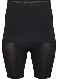 Shapewear shorts med medium support og h&oslash;j talje, Sort