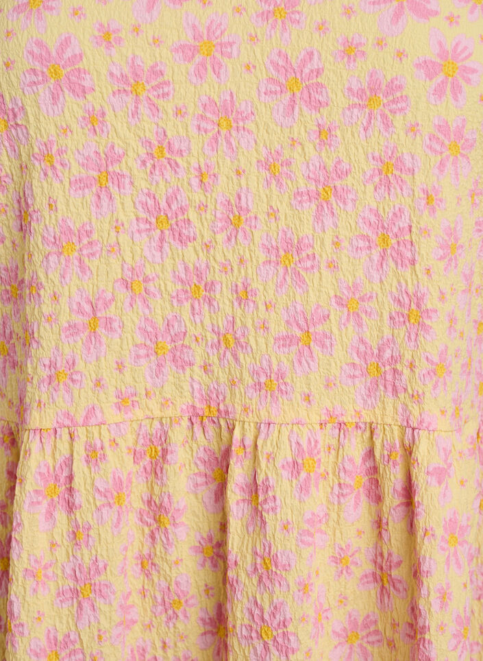 Kort kjole med A-facon, Gul, Packshot image number 2