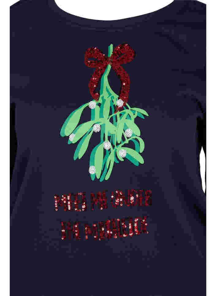 Jule sweatshirt, Night Sky Mistletoe, Packshot image number 2