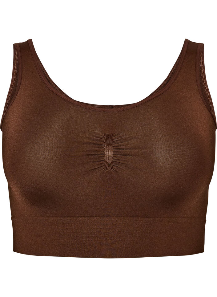 Seamless bh top, Brun, Packshot image number 0