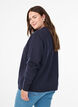 FLASH - Sweatshirt med rund hals , Blå, Model image number 2