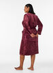 Morgenk&aring;be i bl&oslash;d velour med lommer, R&oslash;d, Model image number 1