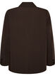 Dobbeltradet blazer med l&oslash;s pasform, Brun, Packshot image number 1