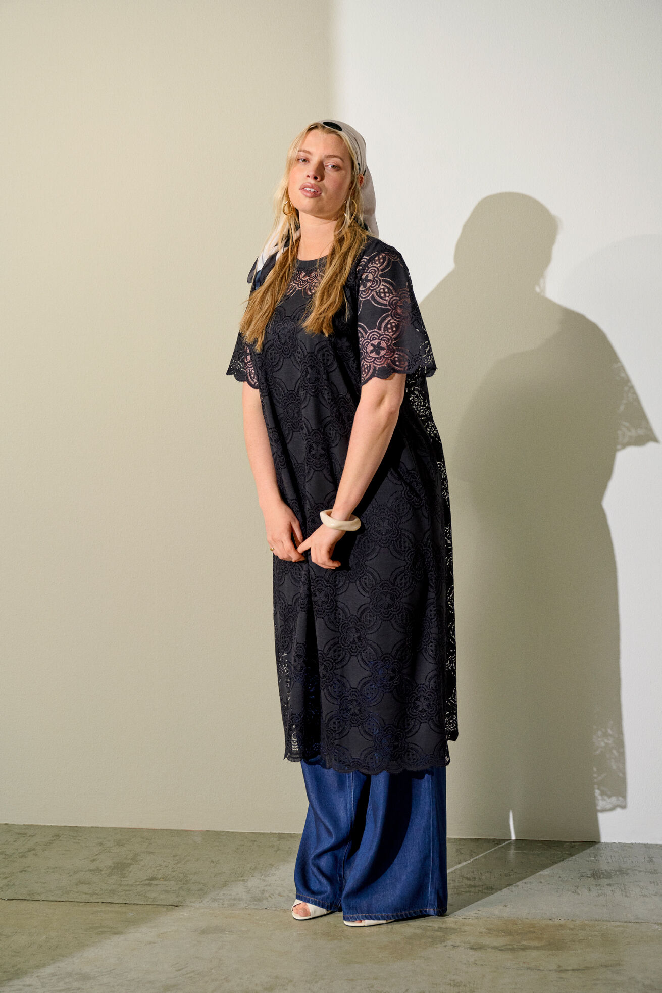 Blonde kjole, , Model