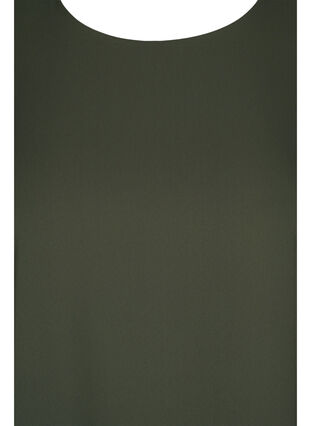 Bluse med 3/4 ærmer og asymmetrisk bund, Deep Depths, Packshot image number 2