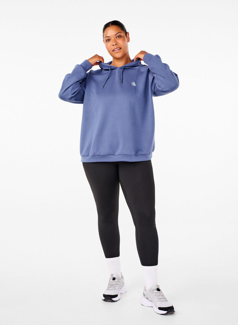 Sporty hættetrøje, Vintage Indigo, Model image number 2