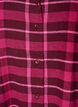 Ternet pyjamasskjorte i bomuld med lange &aelig;rmer, R&oslash;d, Packshot image number 2