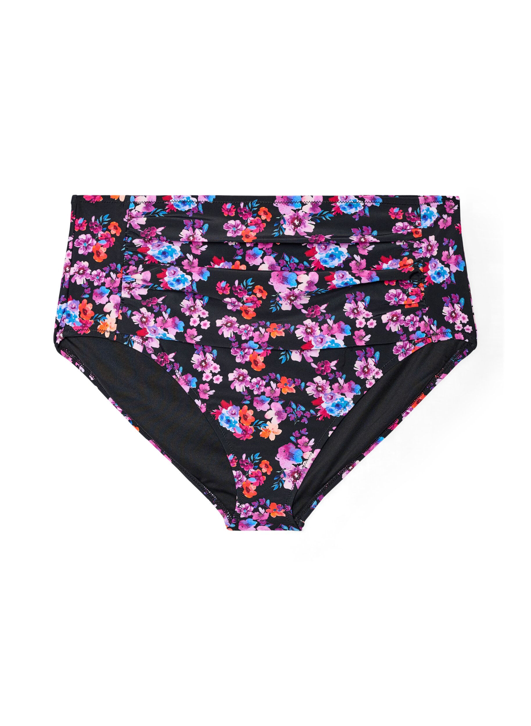 H&oslash;jtaljet bikinitrusse med m&oslash;nster
