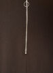 Kort kjole med a-facon og 3/4 &aelig;rmer, Brun, Packshot image number 3
