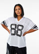 Sporty t-shirt med frontprint, White, Model image number 0