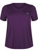 Slim fit trænings t-shirt med rund hals, Purple Pennant, Packshot image number 0