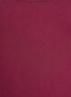 Ensfarvet basis top i bomuld, M&oslash;rk Bordeaux, Packshot image number 2