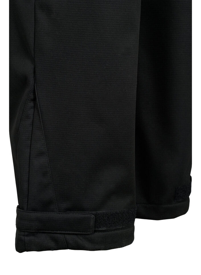 Softshell bukser, Black, Packshot image number 3