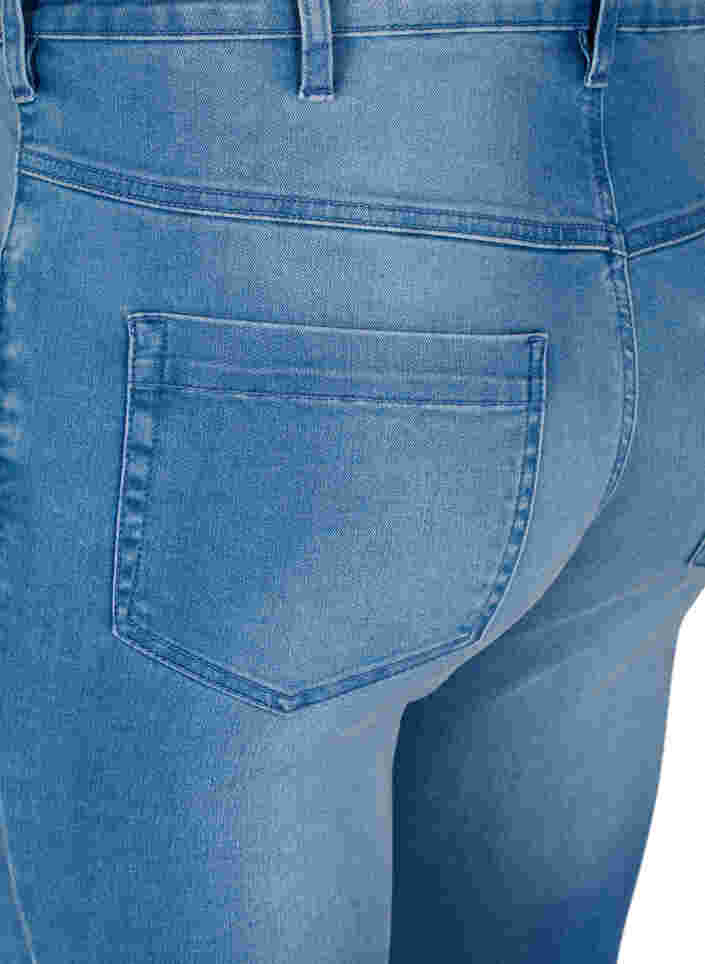 Super slim Amy jeans med høj talje, Lt blue Denim, Packshot image number 3