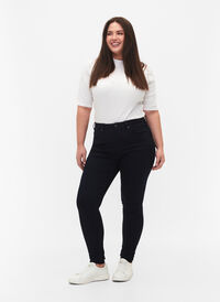 Super slim Amy jeans med høj talje, Unwashed, Model