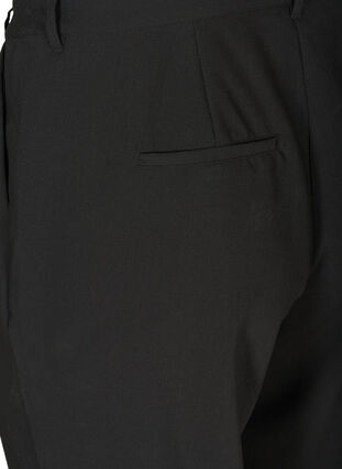 Cropped bukser i klassisk design , Black, Packshot image number 3
