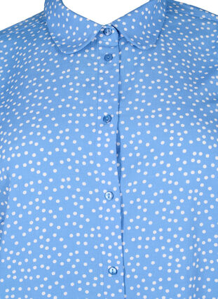 FLASH - Skjorte med prikker, Marina White Dot, Packshot image number 2