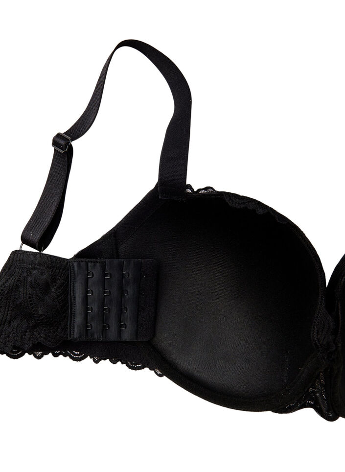 Formstøbt blonde bh med bøjle, Sort, Packshot image number 3