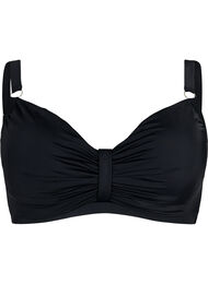 Bikini b&oslash;jle bh med draperinger, Sort