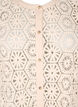 Crochet cardigan med korte ærmer, Beige, Packshot image number 2