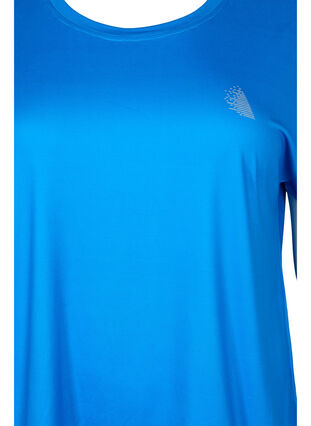 Kortærmet trænings t-shirt , Brilliant Blue, Packshot image number 2