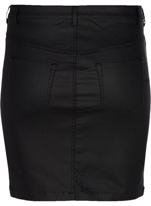 Coated nederdel, Black, Packshot image number 1